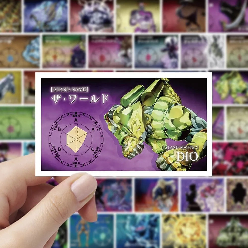 96Pcs JoJo's Bizarre Adventure Stand Stickers