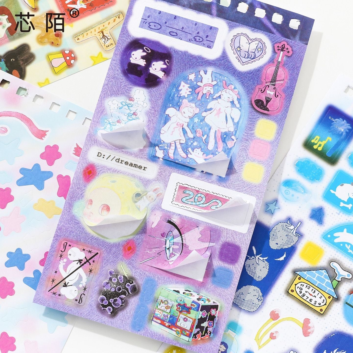 20 Pages Girl's Diary Sticker Book