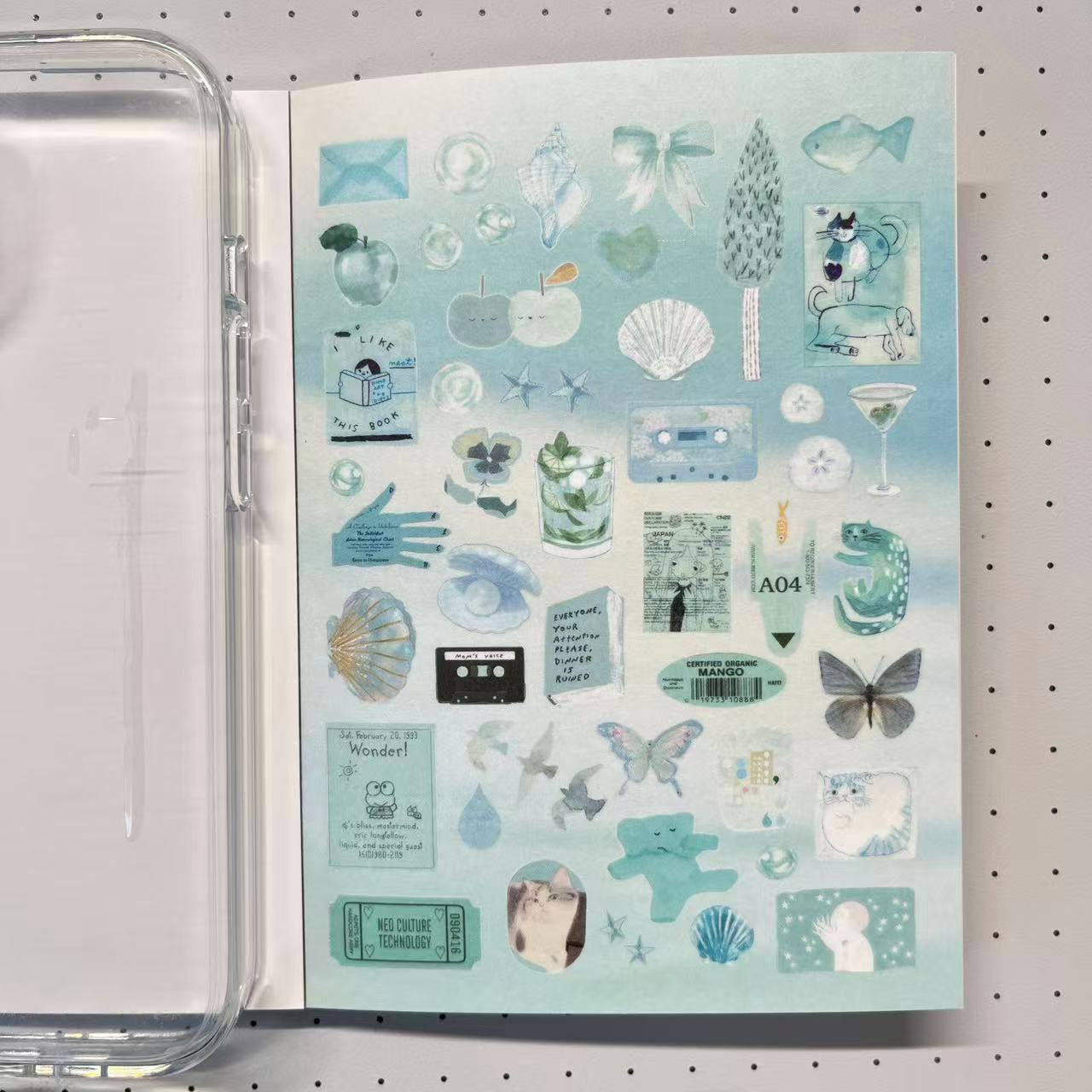 【Limited Edition 5】Salty Daydream Sticker Book Handmade Sticker Phone Case