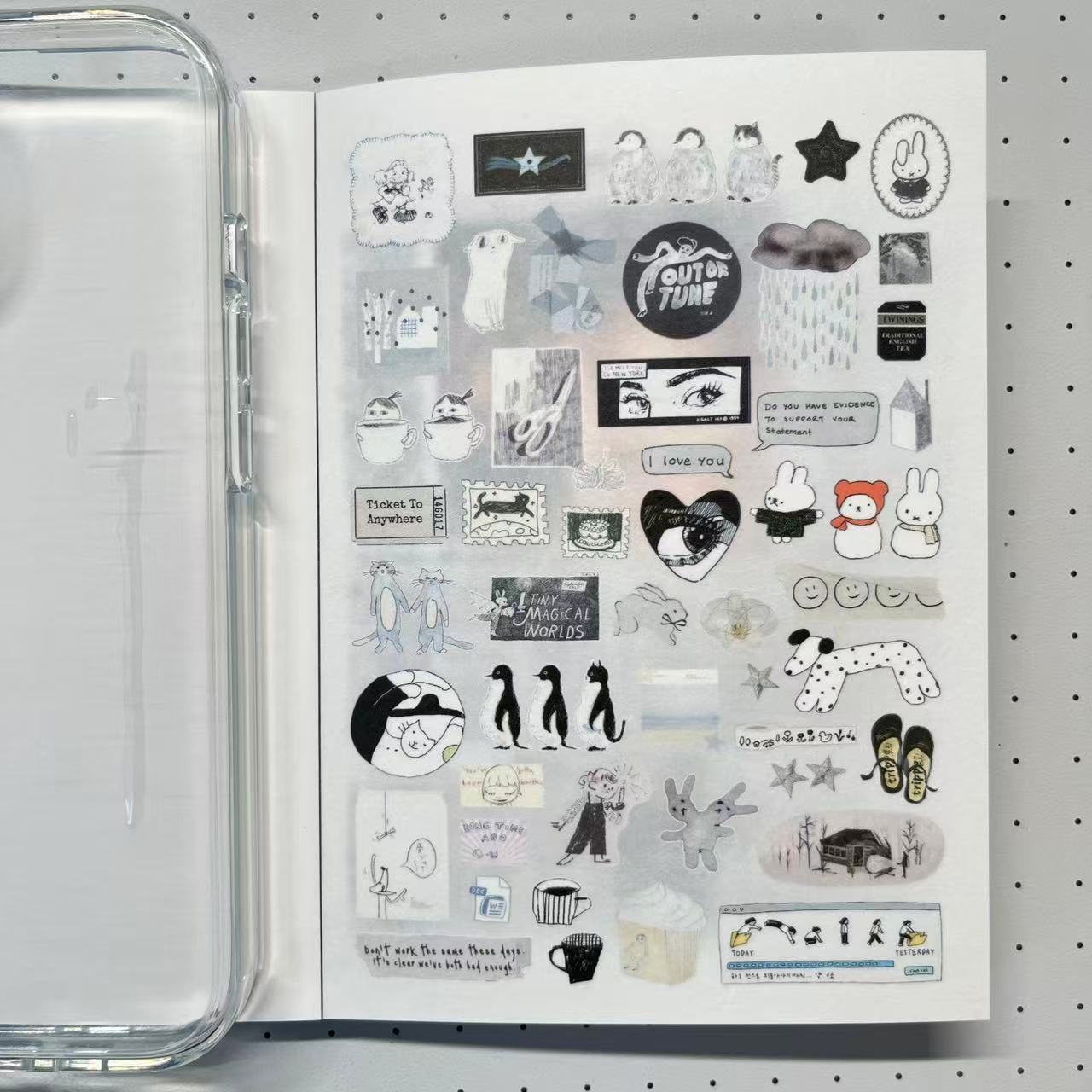 【Limited Edition 5】Salty Daydream Sticker Book Handmade Sticker Phone Case