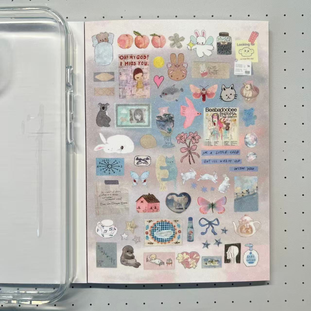 【Limited Edition 5】Salty Daydream Sticker Book Handmade Sticker Phone Case