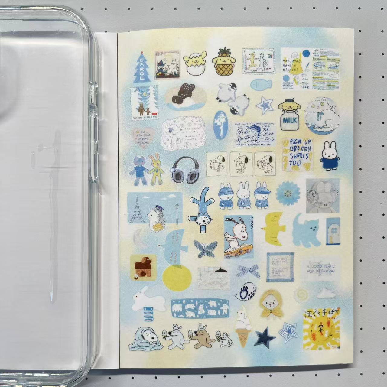 【Limited Edition 5】Salty Daydream Sticker Book Handmade Sticker Phone Case