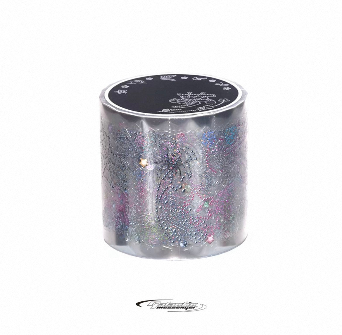 1M Mini Imitation Rhinestone Y2K Millennium Transparent Sticker Roll