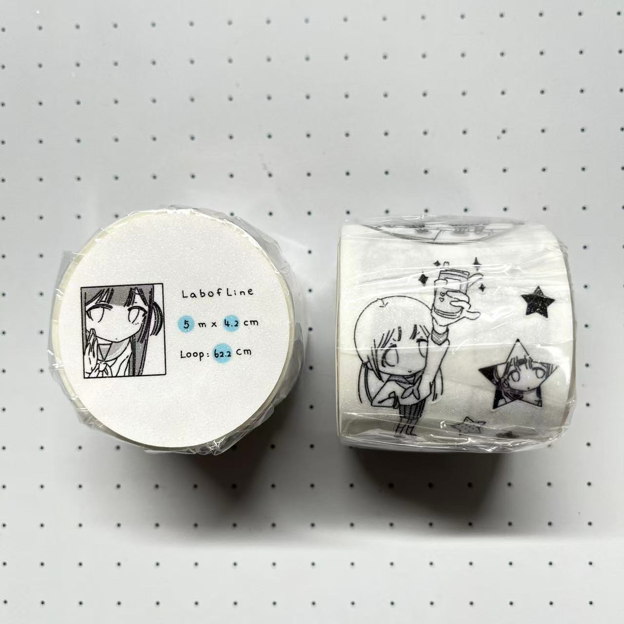 5M Black And White Schoolmates Sticker Roll