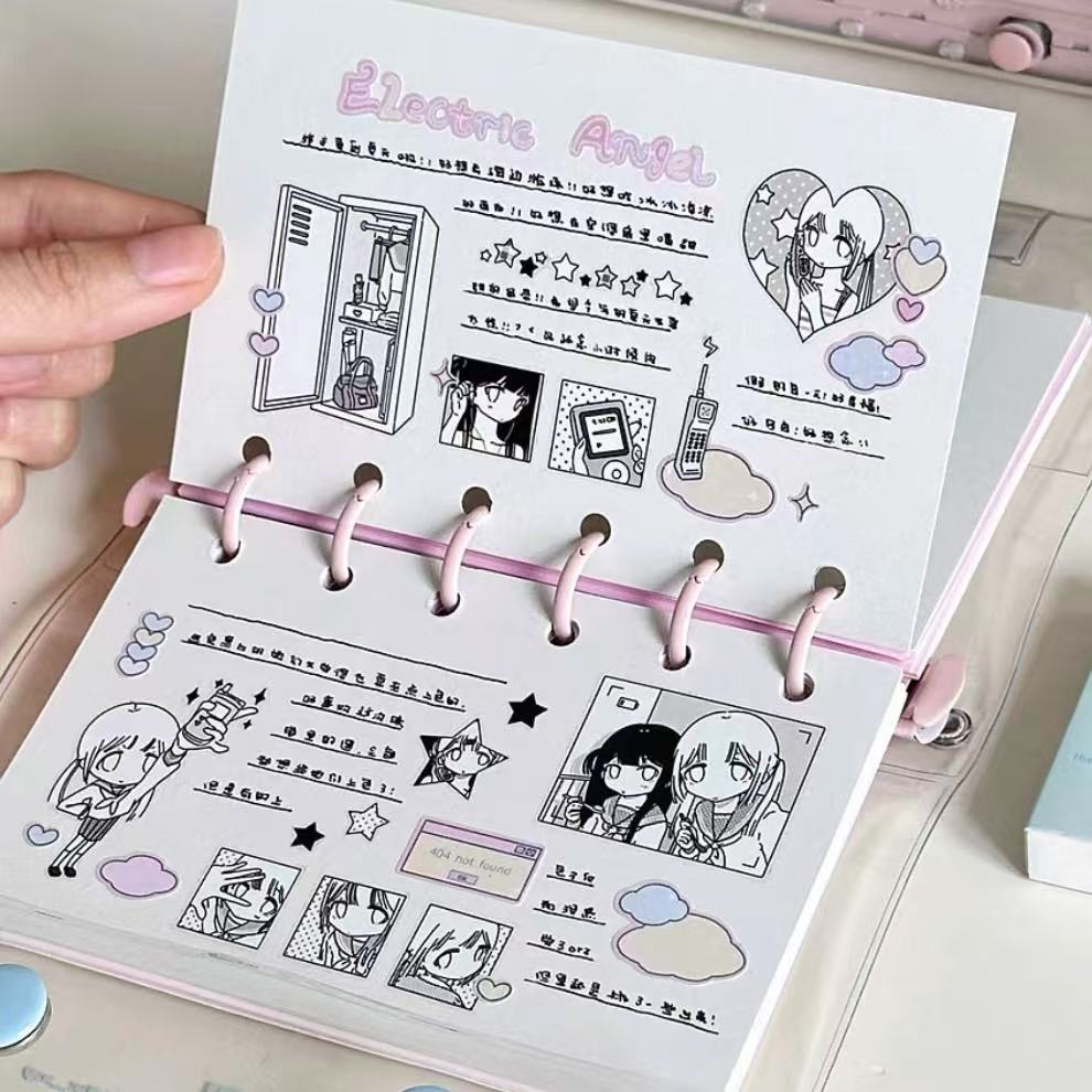 5M Black And White Schoolmates Sticker Roll