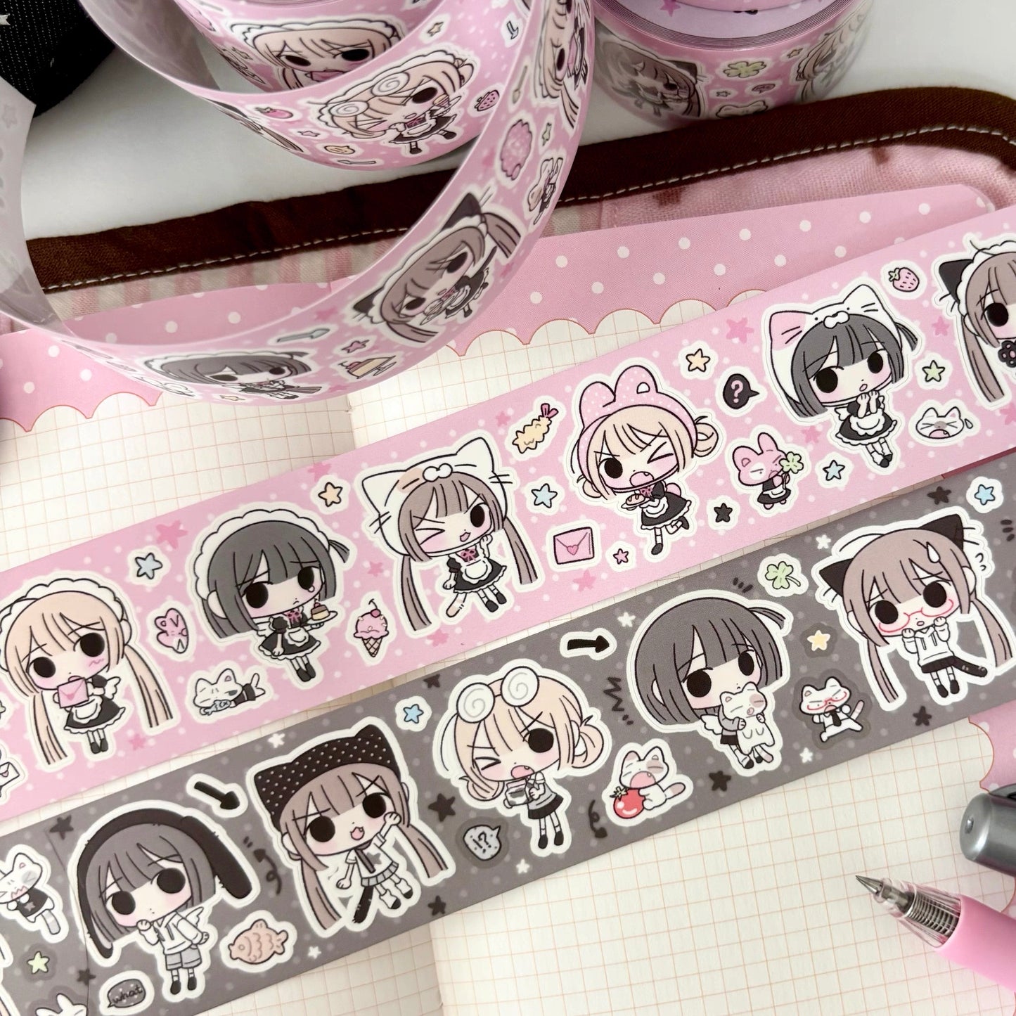 5M Chibi Maid Sticker Roll