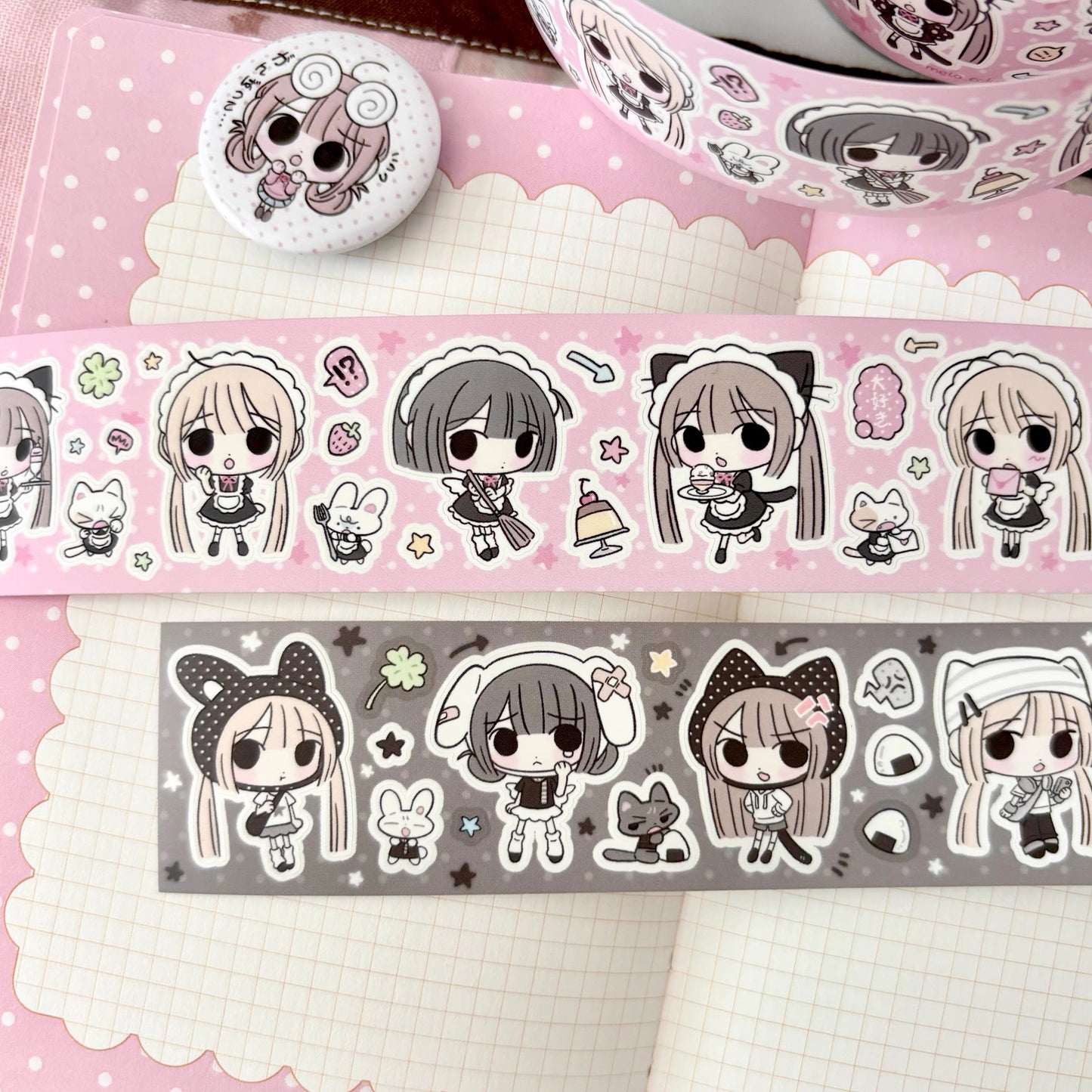 5M Chibi Maid Sticker Roll