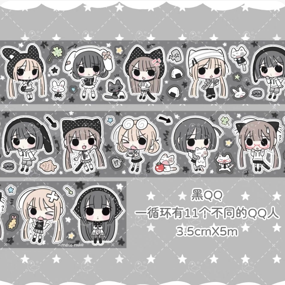 5M Chibi Maid Sticker Roll