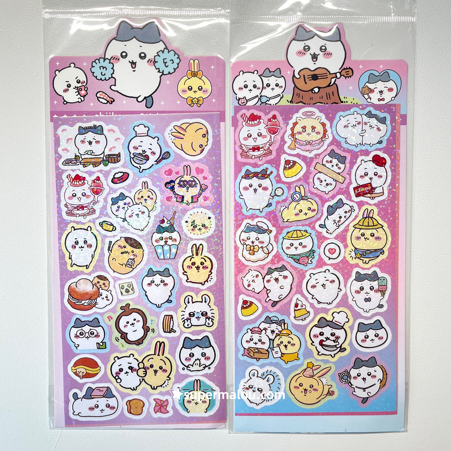 5 Sheets Chiikawa Laser Random stickers
