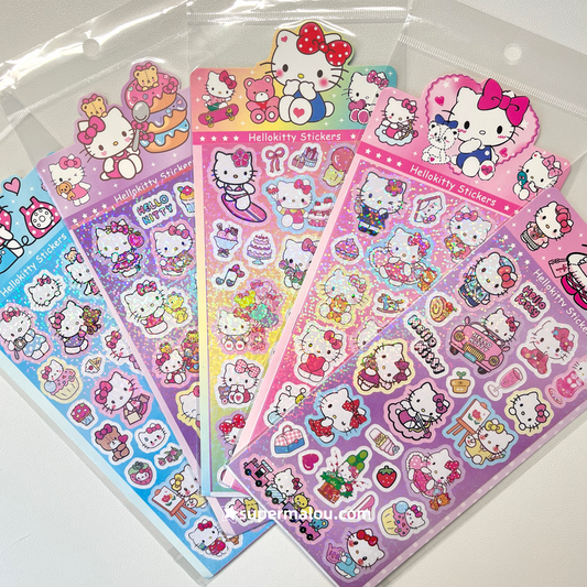 5 Sheets Hello Kitty  Laser Random stickers