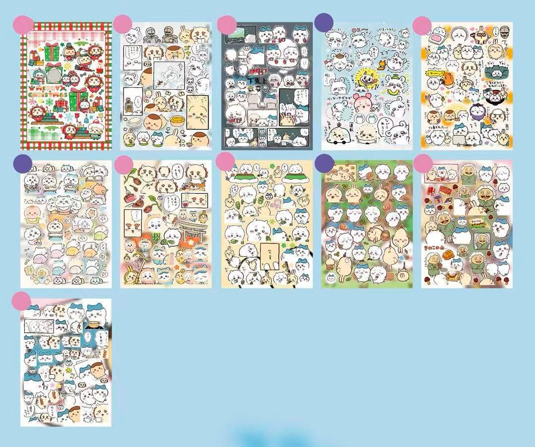 【Pre-Order】 91Pages Chiikawa Sticker Book Issue 6