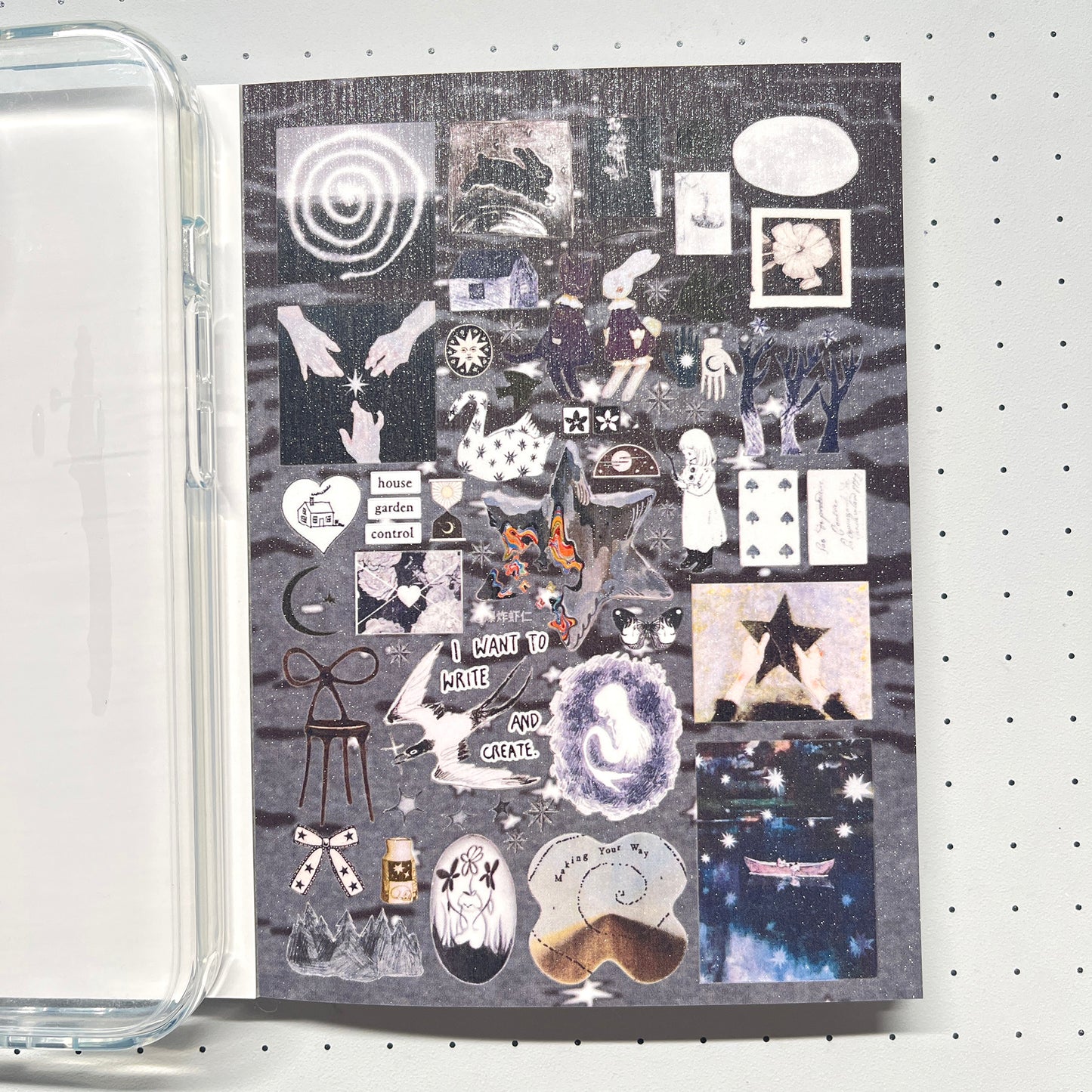【Limited Edition 9】Steal a moment of leisure Sticker Book Handmade Sticker Phone Case