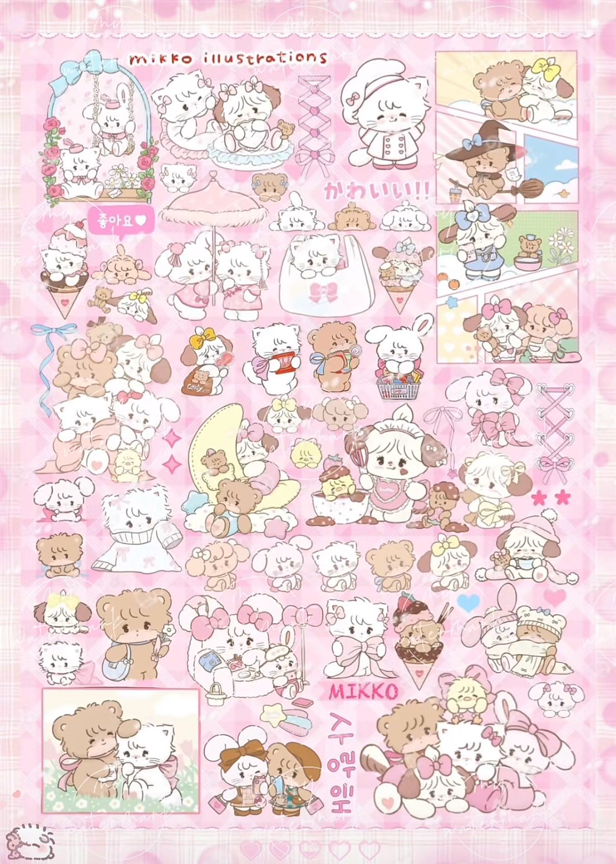 【Pre-Order】Wonderland Shop Sticker Book(Single Pages Can Be Purchased Individually)