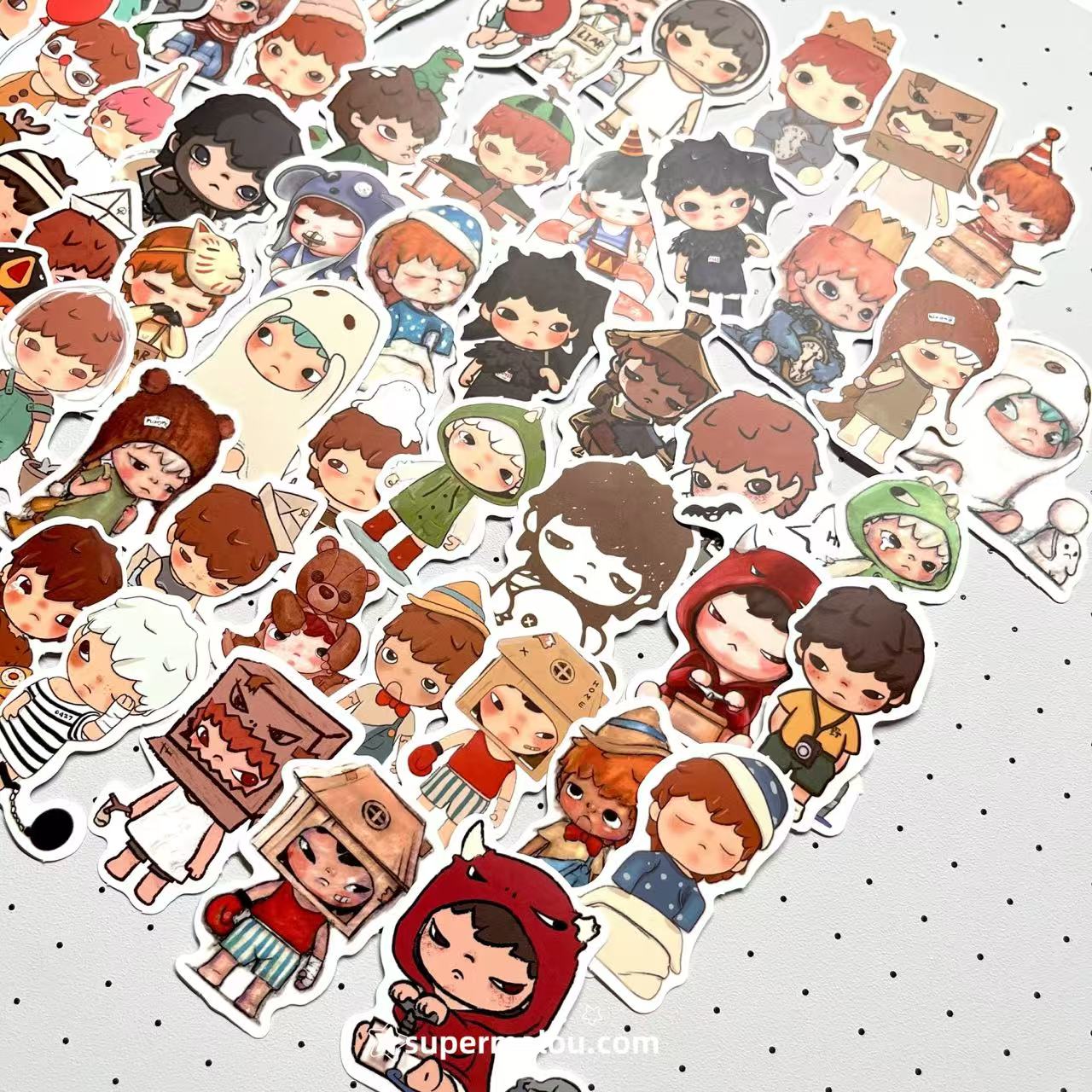 60Pcs Pop mart Hirono Stickers