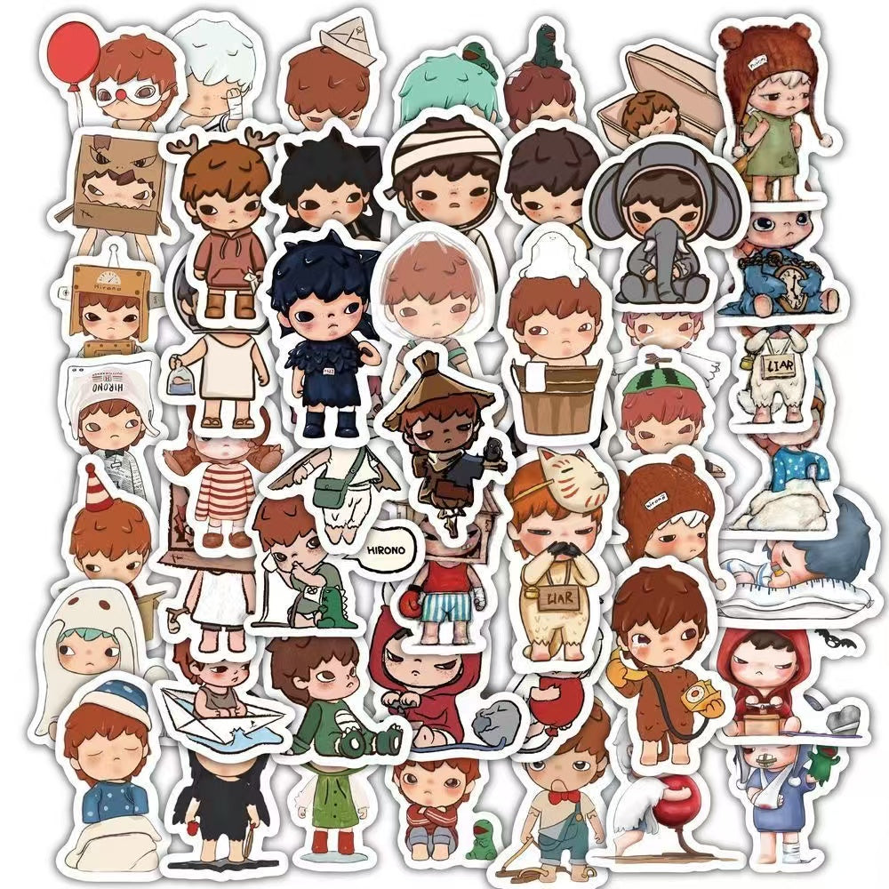 60Pcs Pop mart Hirono Stickers