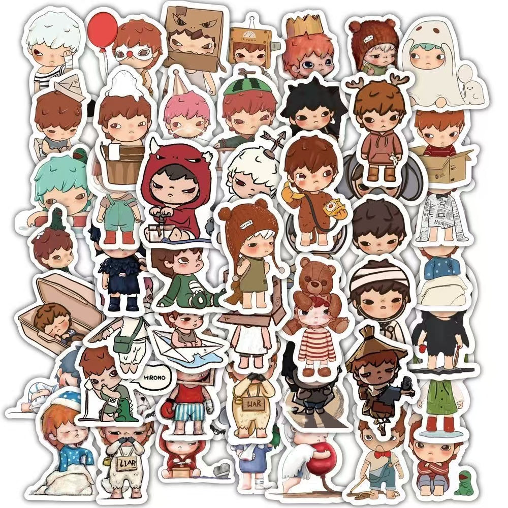 60Pcs Pop mart Hirono Stickers