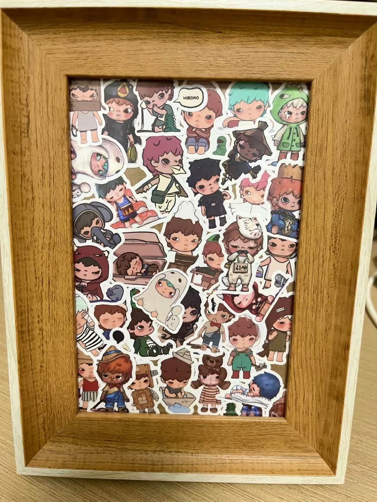 60Pcs Pop mart Hirono Stickers