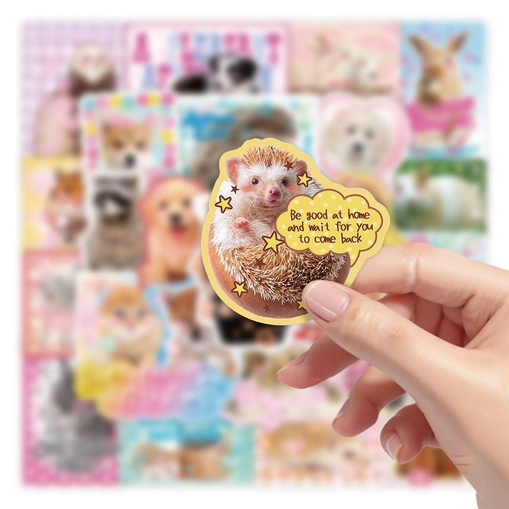 50Pcs Cute Pet Animal Stickers