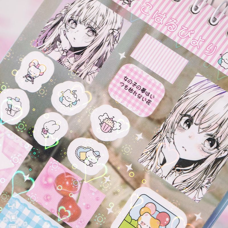 63 Sheets/Piece Deco Kpop Sticker Book