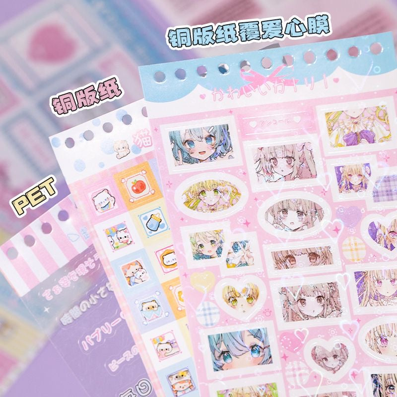 63 Sheets/Piece Deco Kpop Sticker Book