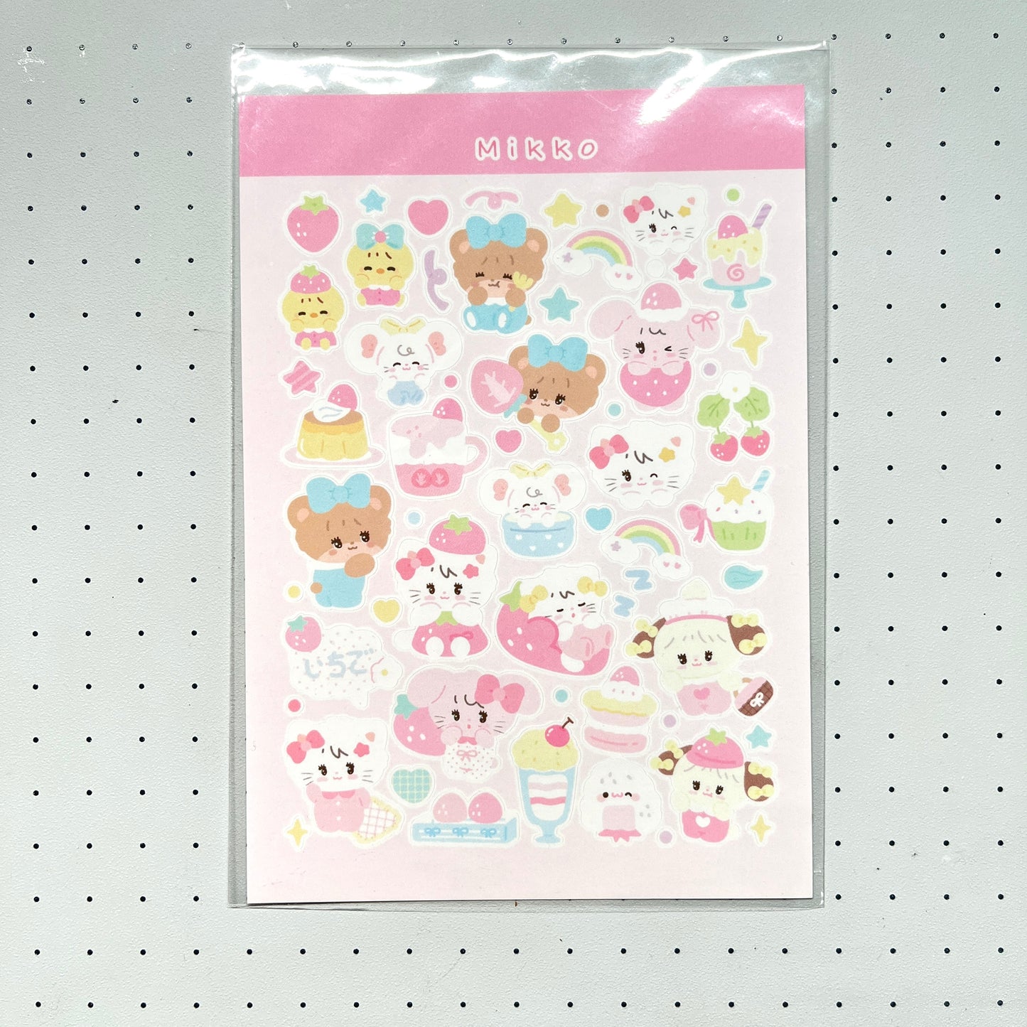 Lovely Girl Cute Sticker Sheets