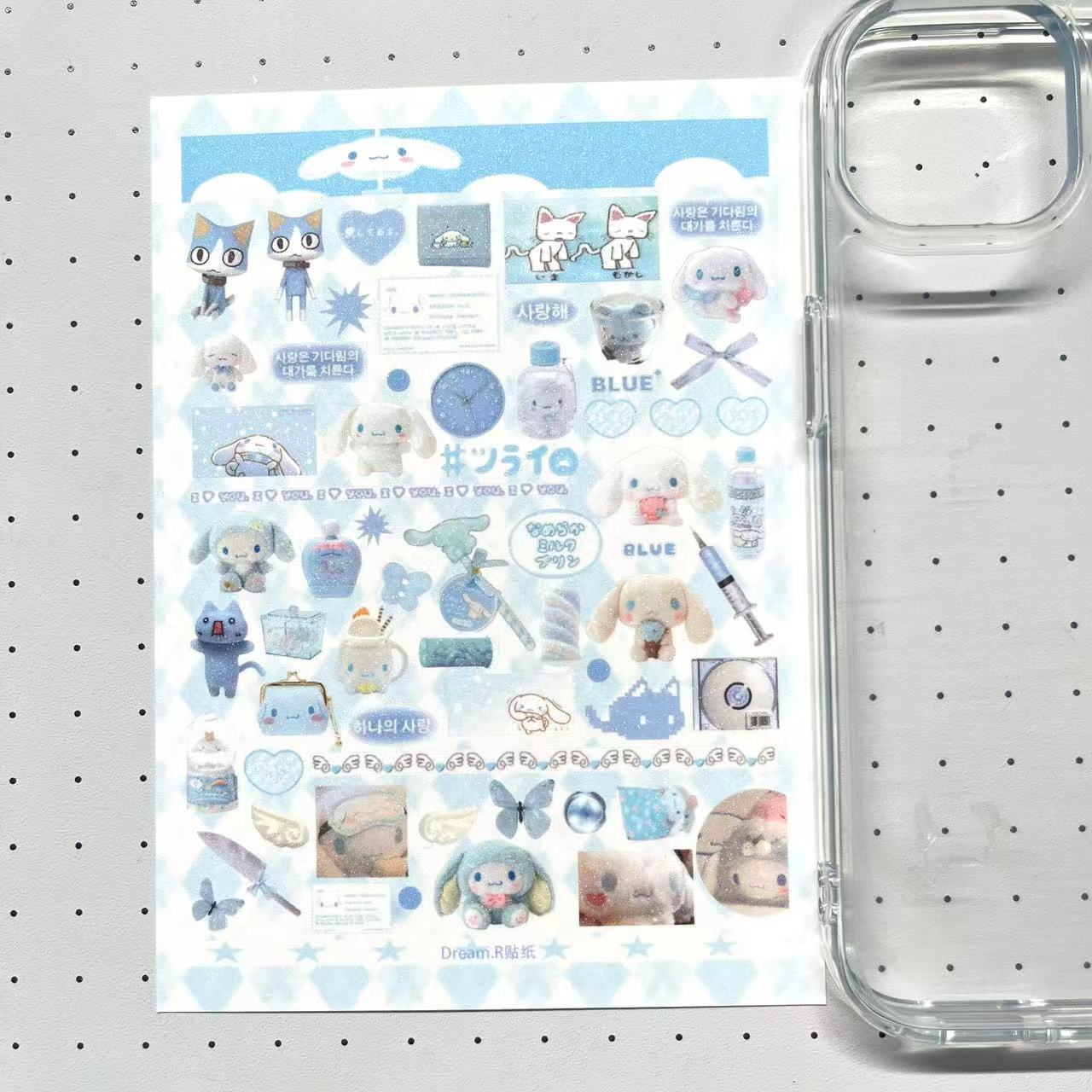 【Limited Edition 2】Dream.R Sticker Sheets Handmade Sticker Phone Case