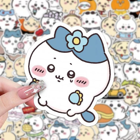 66Pcs Chiikawa Cartoon Creative Stickers