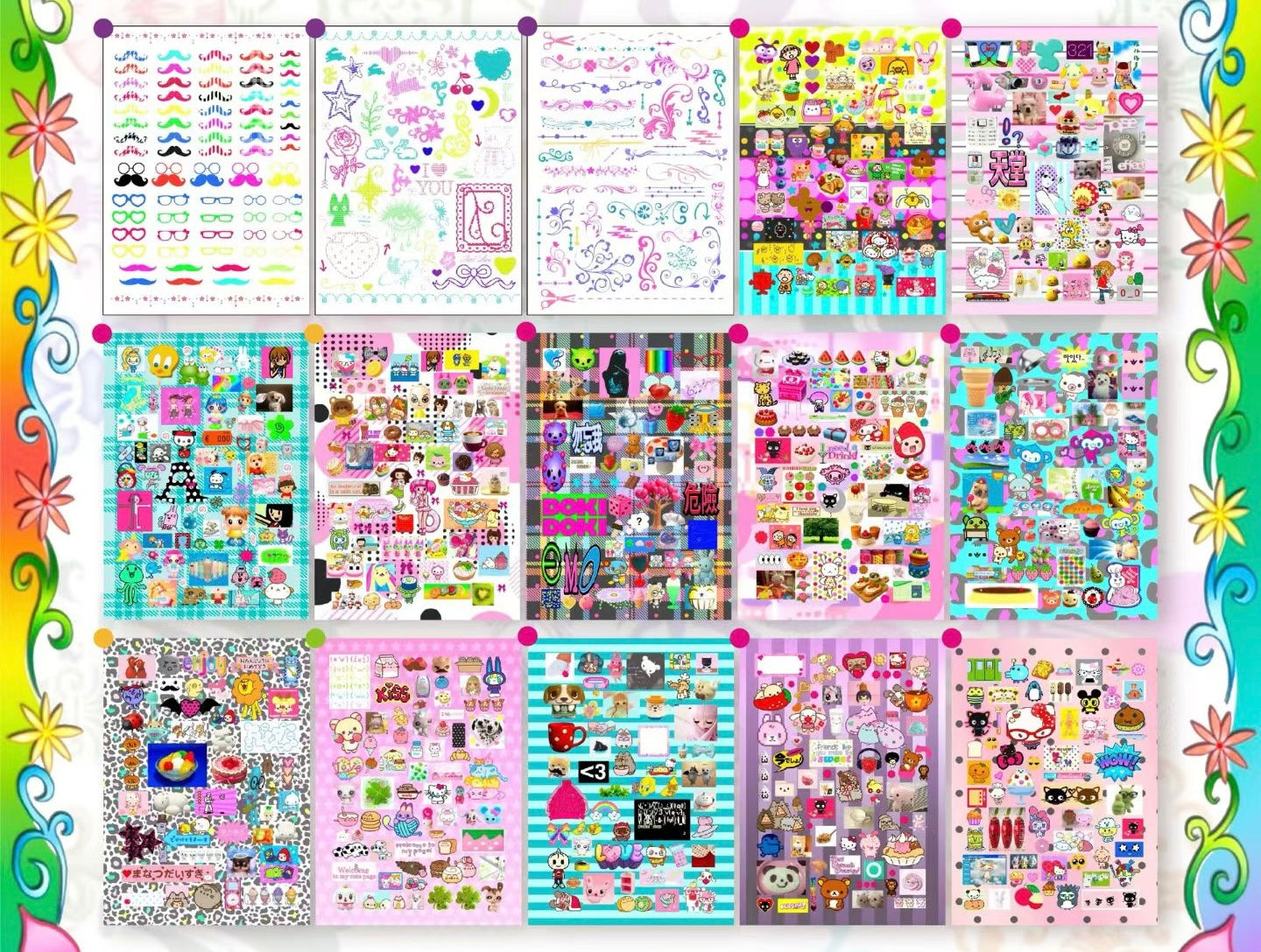 【Pre-Order】50Pages Pepper Oil Sticker Book Issue 5