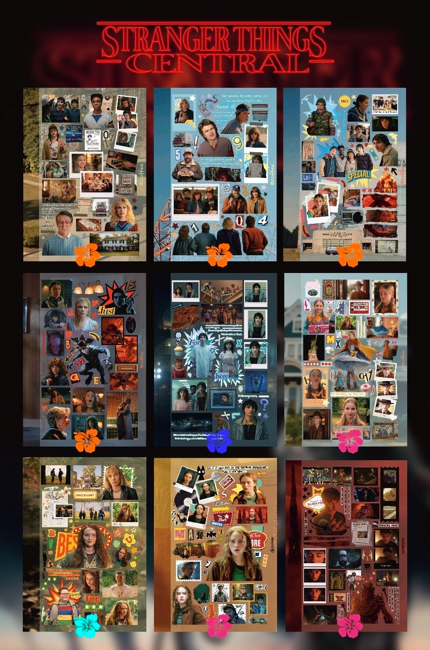 【Pre-Order】30Pages Stranger Things Sticker Book Vol.2