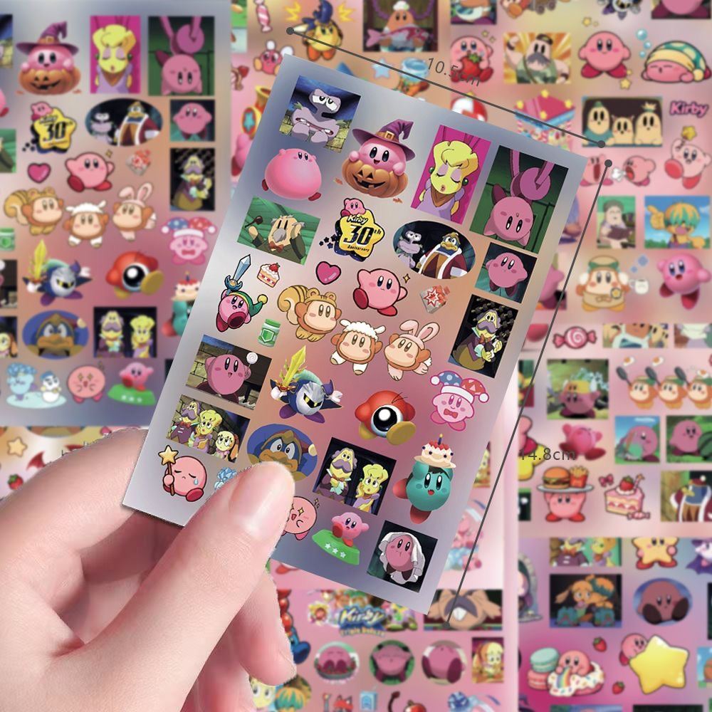 8 Sheets Kirby Stickers