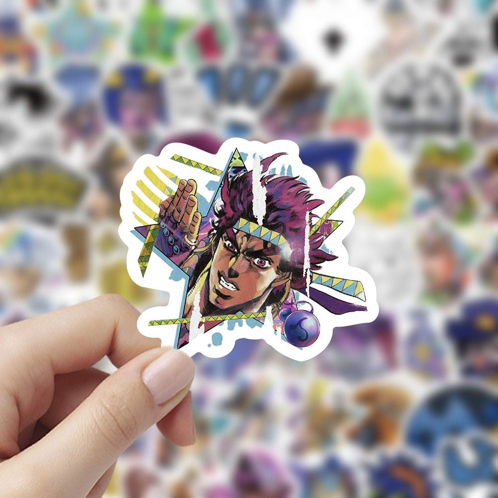 100Pcs Jojo's Bizarre Adventure Star Stickers