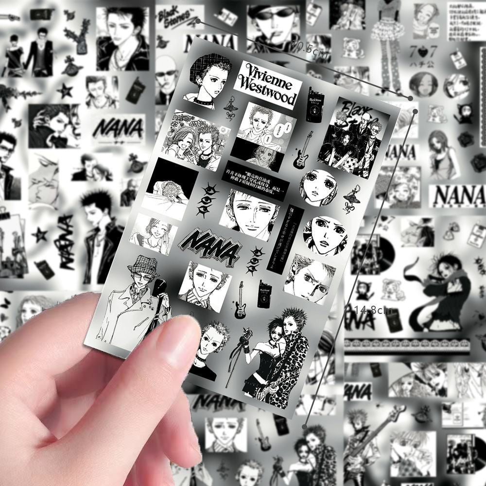 8 Sheets NANA‌ Stickers