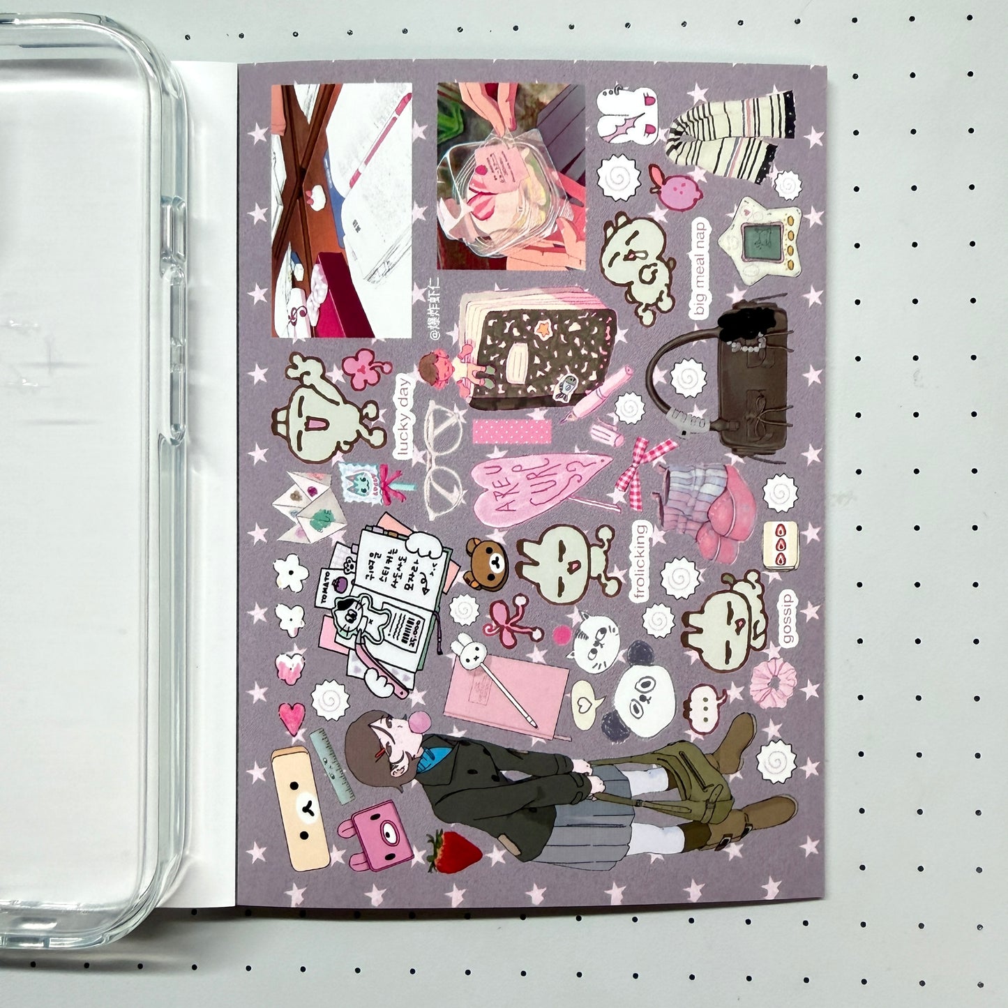 【Limited Edition 13】Soul Resonance Sticker Book Handmade Sticker Phone Case