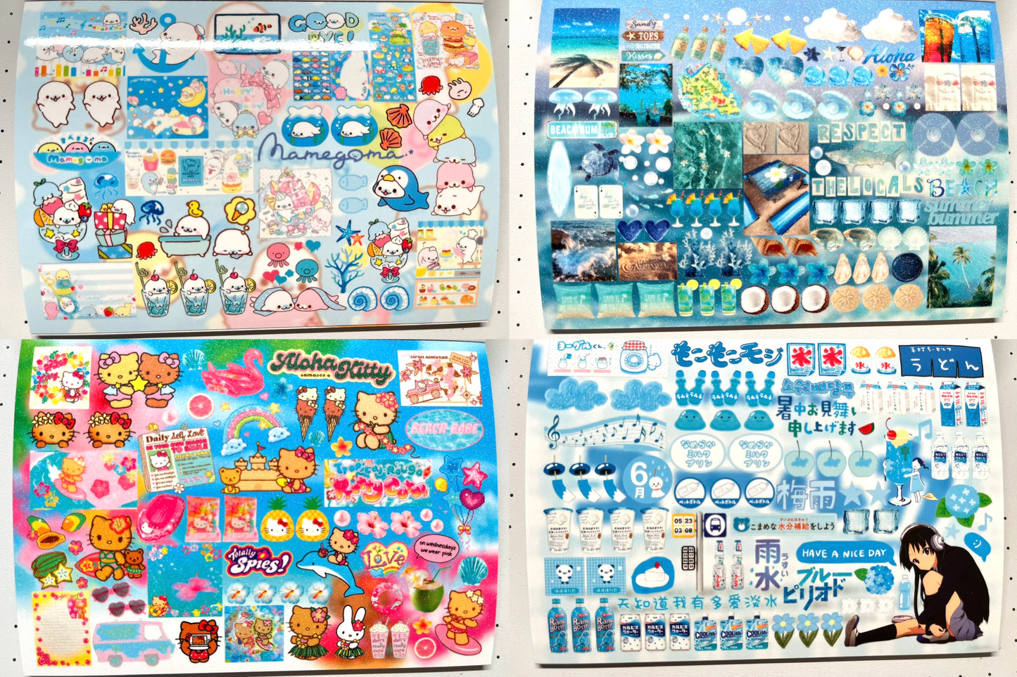 【Limited Edition】50Pages Rainy Day Diary Sticker Book