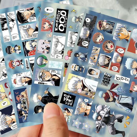 8 Sheets Gintama Stickers