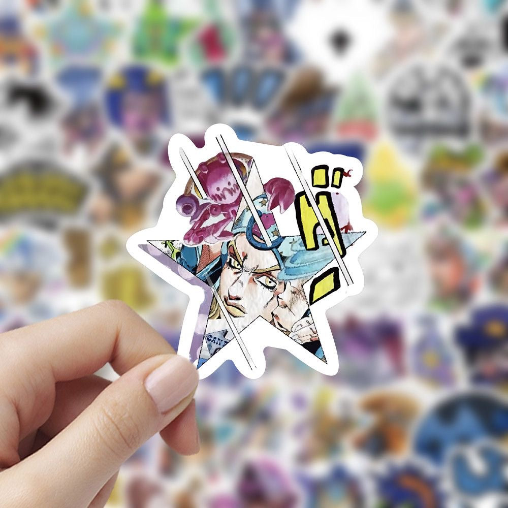 100Pcs Jojo's Bizarre Adventure Star Stickers