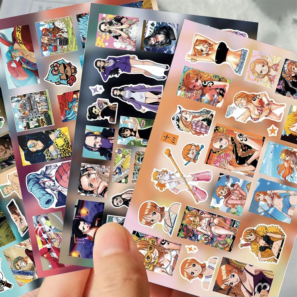 8 Sheets One Piece Stickers