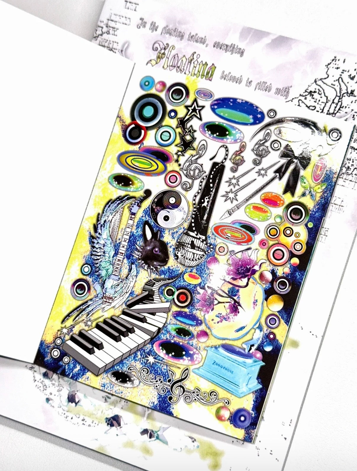 【Pre-Order】40Pages Floating Island Sticker Book