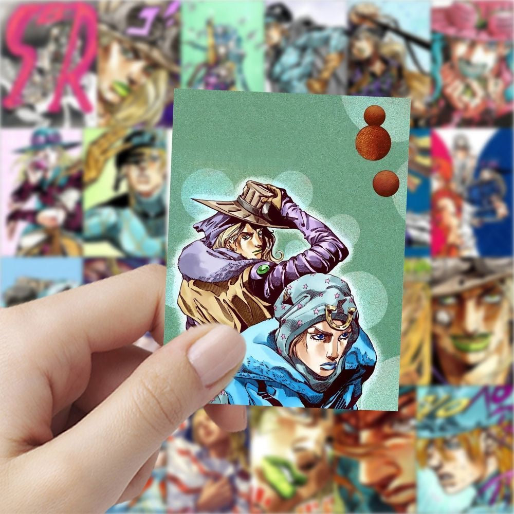 60Pcs JoJo's Bizarre Adventure Steel Ball Run Stickers