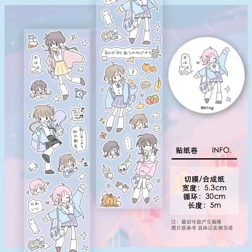 11.8 Good Morning Sticker Roll