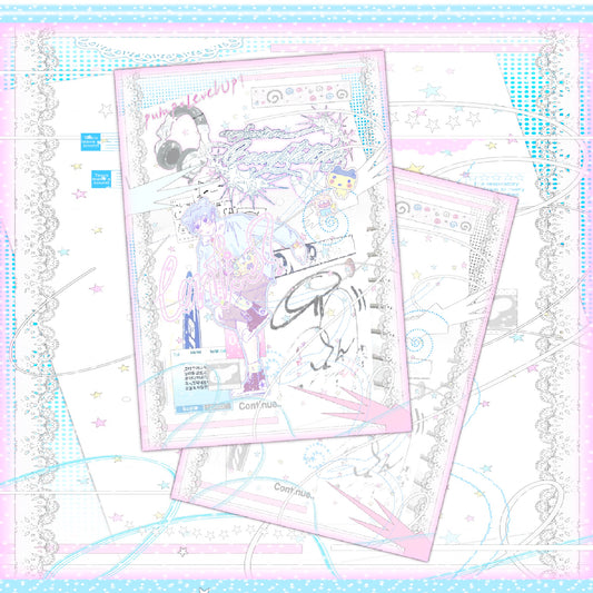 【Pre-Order】50Pages Pump Level Up Sticker Book