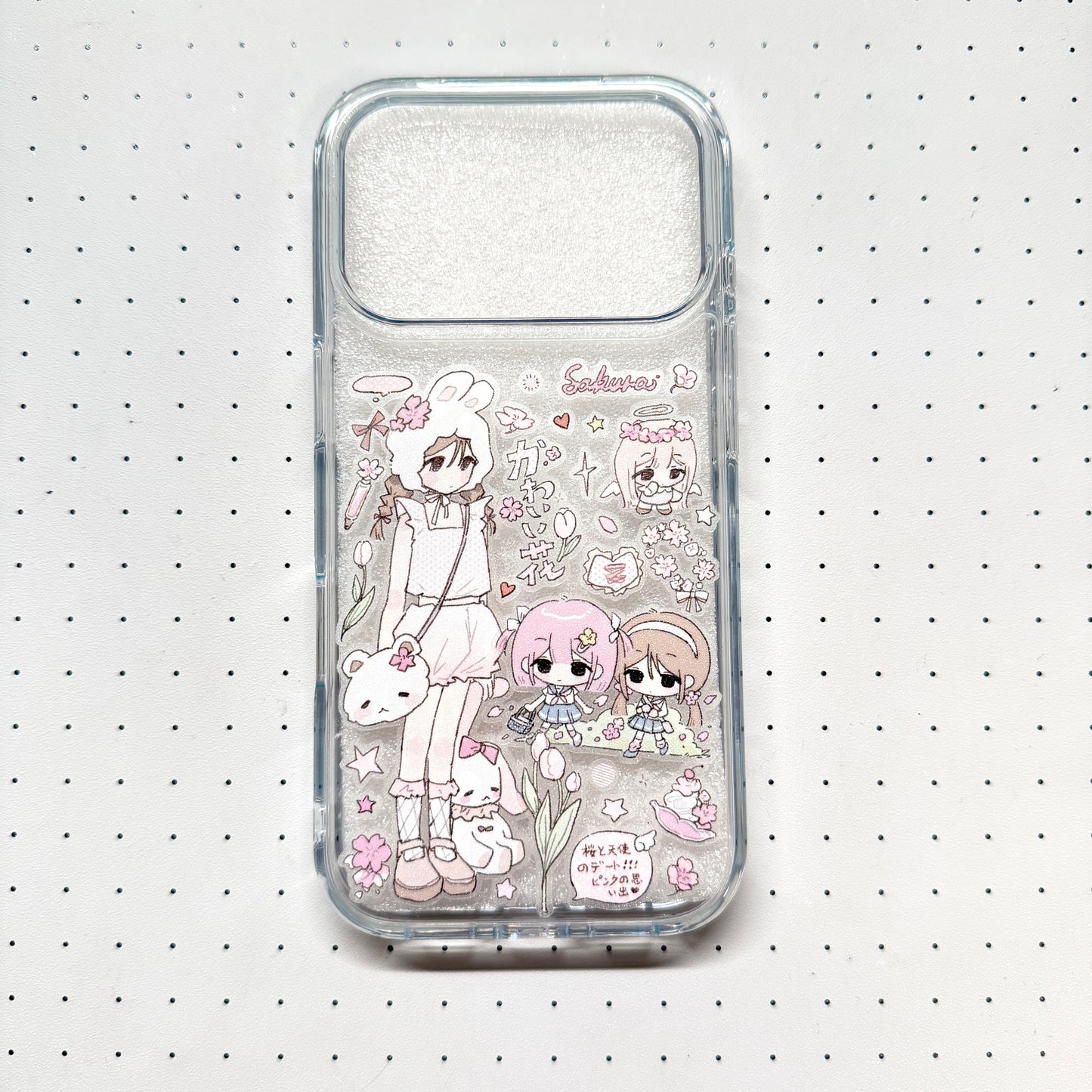 Sakura Angle Handmade Sticker Phone Case Samsung Case