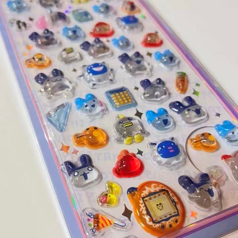 Tamagotchi 3D Stickers
