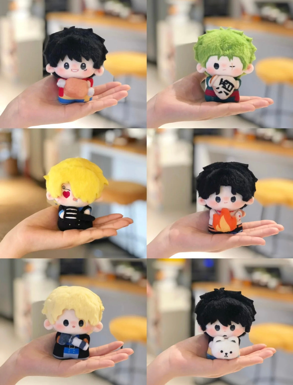 015【Pre-Order】‌One Piece Magnet-In-Chest Cotton Doll Pendant