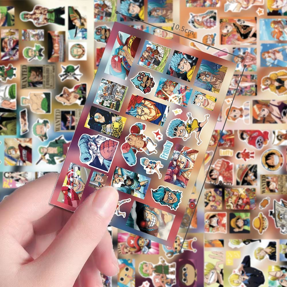 8 Sheets One Piece Stickers