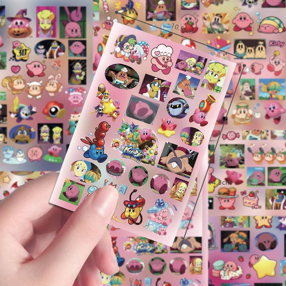 8 Sheets Kirby Stickers