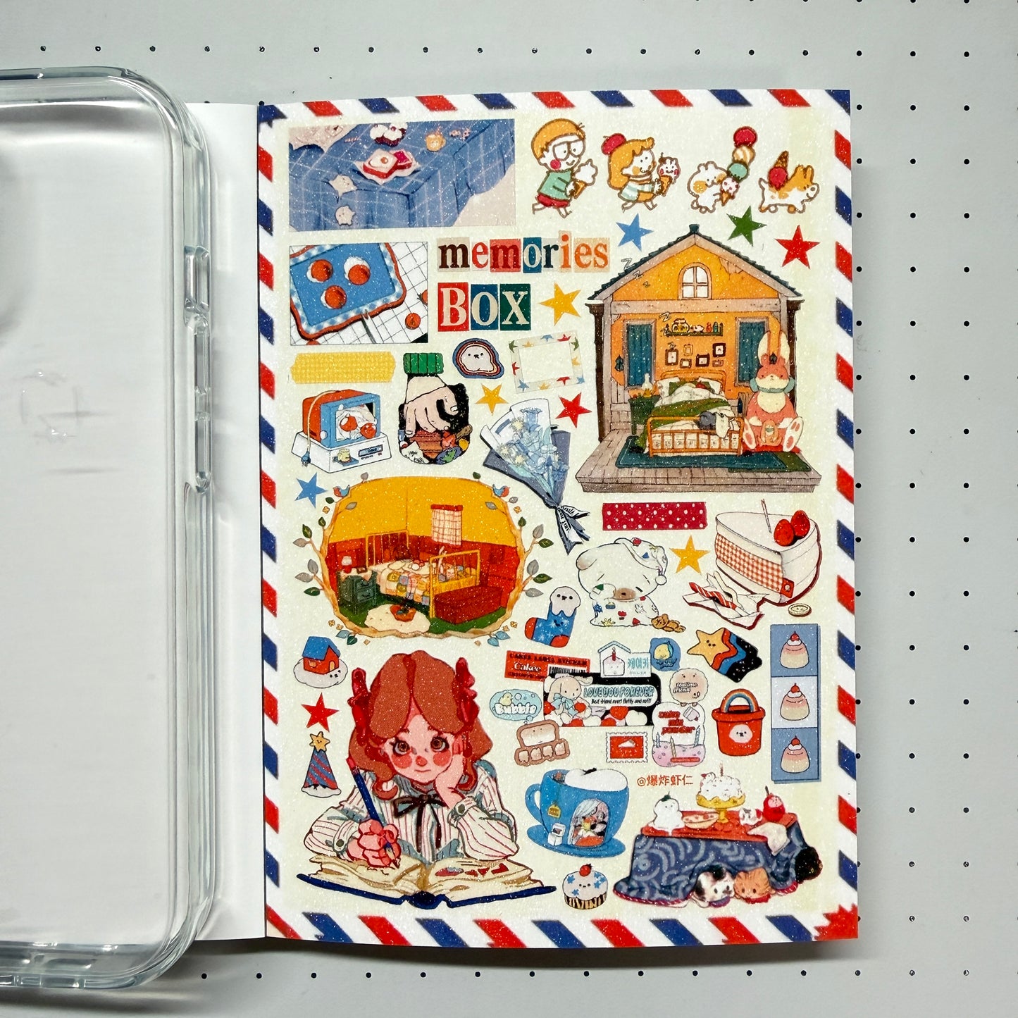 【Limited Edition 13】Soul Resonance Sticker Book Handmade Sticker Phone Case
