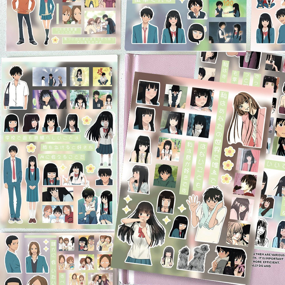 8 Sheets ‌Kimi ni Todoke Stickers