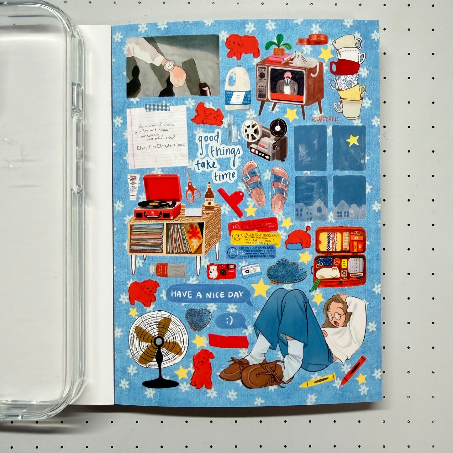【Limited Edition 13】Soul Resonance Sticker Book Handmade Sticker Phone Case