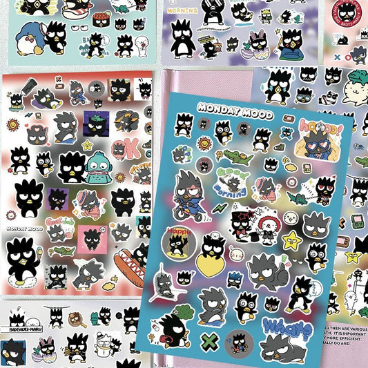 8 Sheets BADBADTZ-MARU Stickers